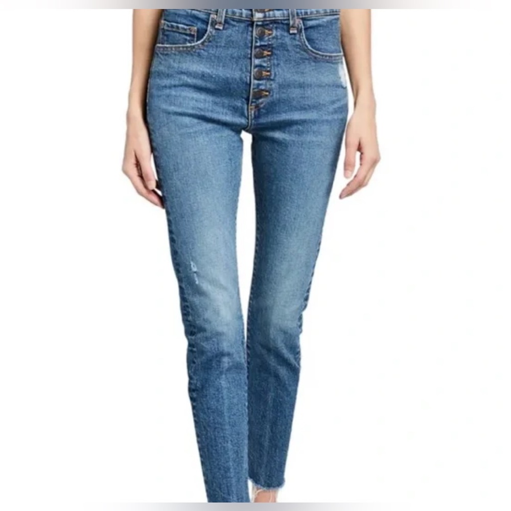 Veronica Beard High Rise Blue Jeans